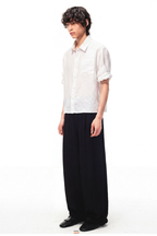 Tencel Linen Roll Sleeve Shirt