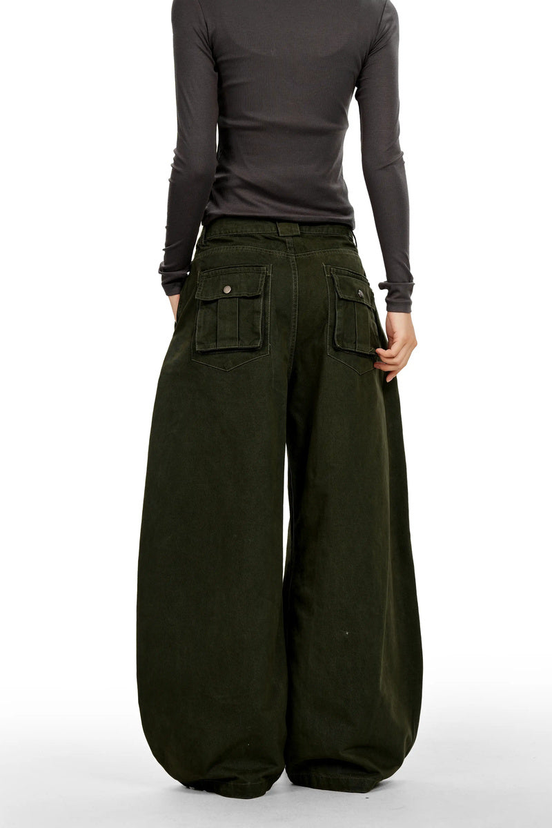Deconstructed Multi Pocket Cargo Pants