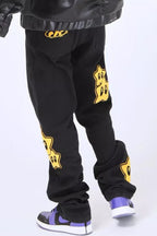 Embroidered Stars Jeans