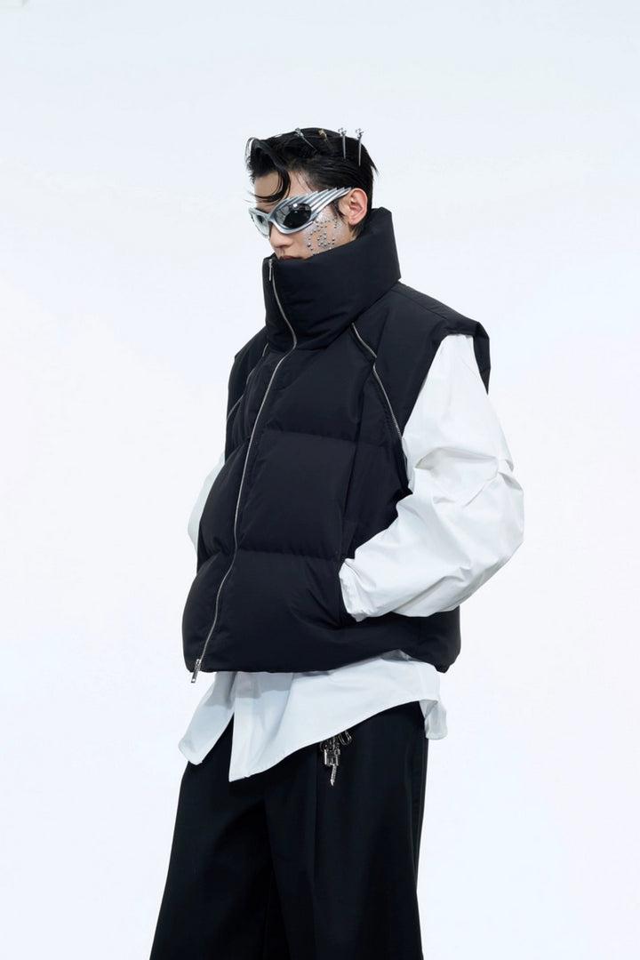 Cropped Heavyweight Puffer Jacket