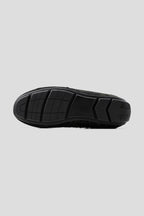 Distressed Canvas Panel Sneakers - Black - view 4