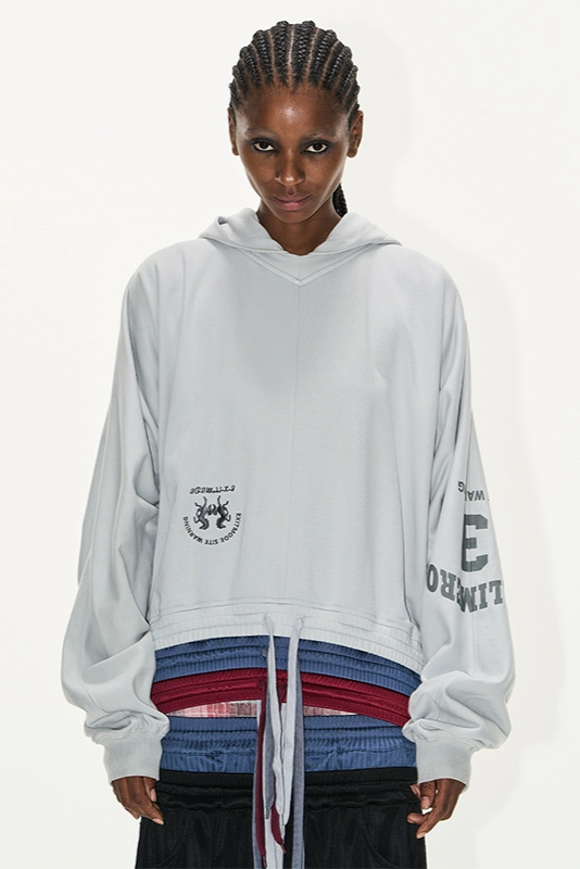 Layered Waist Hoodie