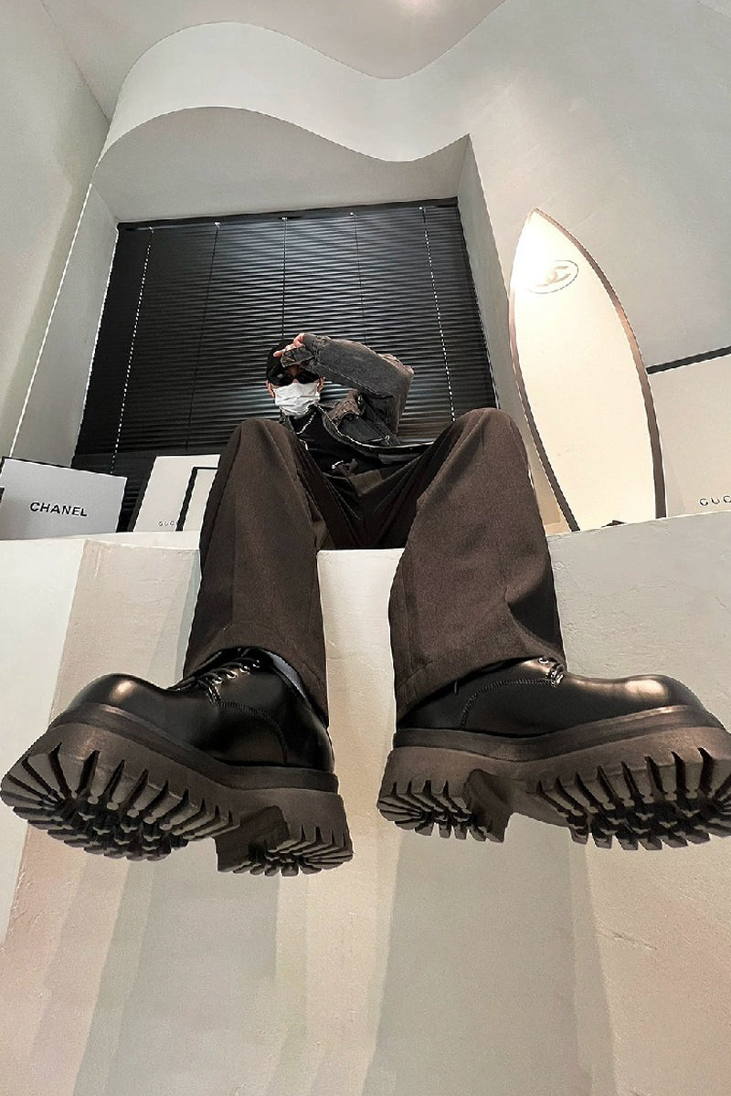 Thick Sole Derby Platform Shoes – Copping Zone