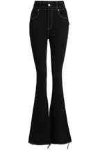 High-Waist Flared Jeans