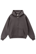 Fleece Streetwear Zip Hoodie