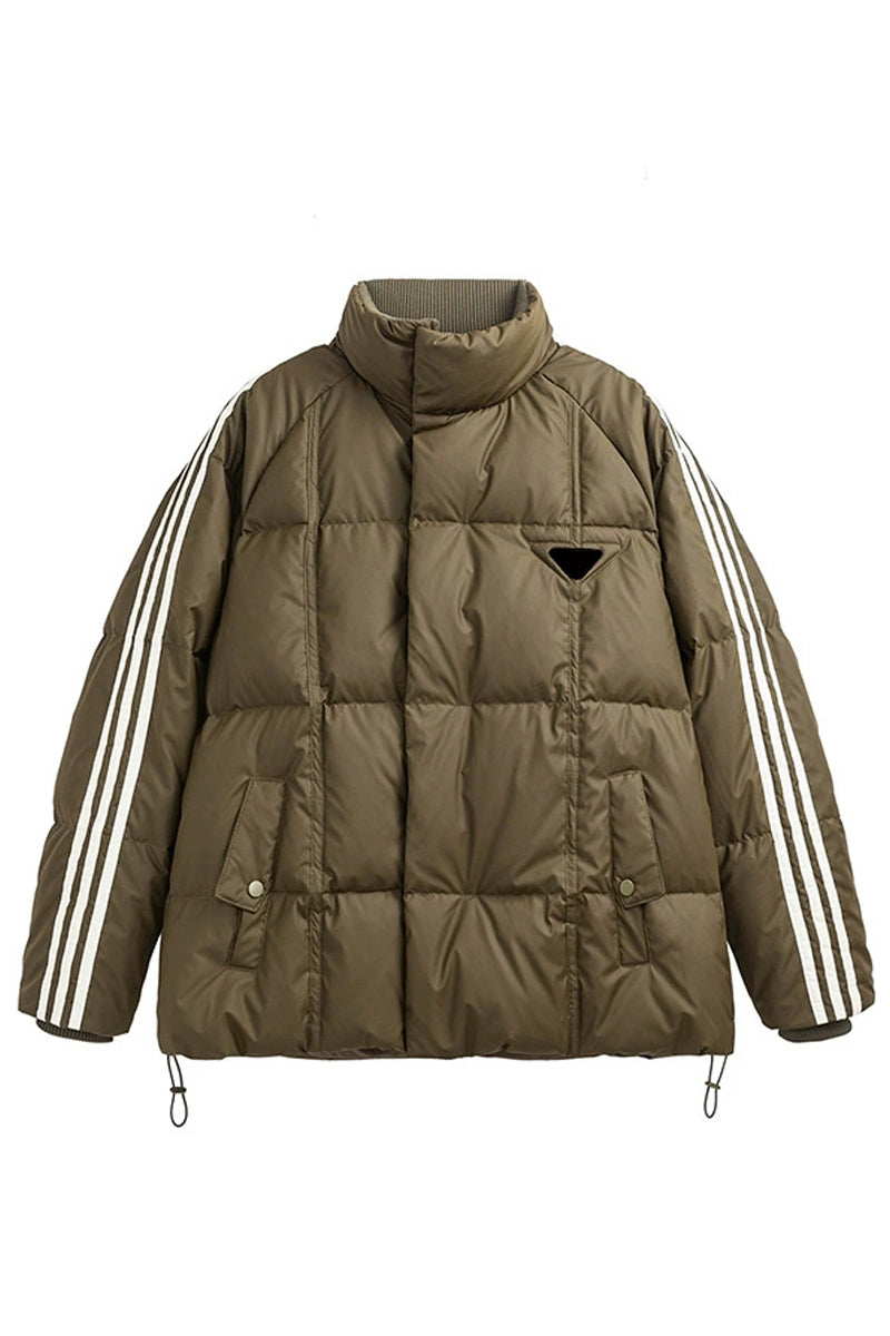 Retro Three-Stripes Down Jacket