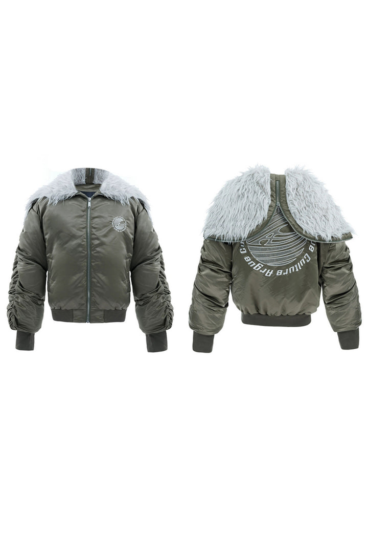 Mountain Hawk Fleece Panel Hooded Jacket