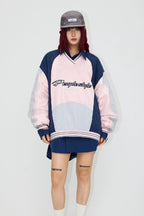 Rugby V-Neck Vintage Pullover