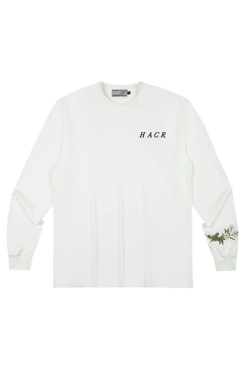 Embroidered Bracelet Long Sleeve Tee