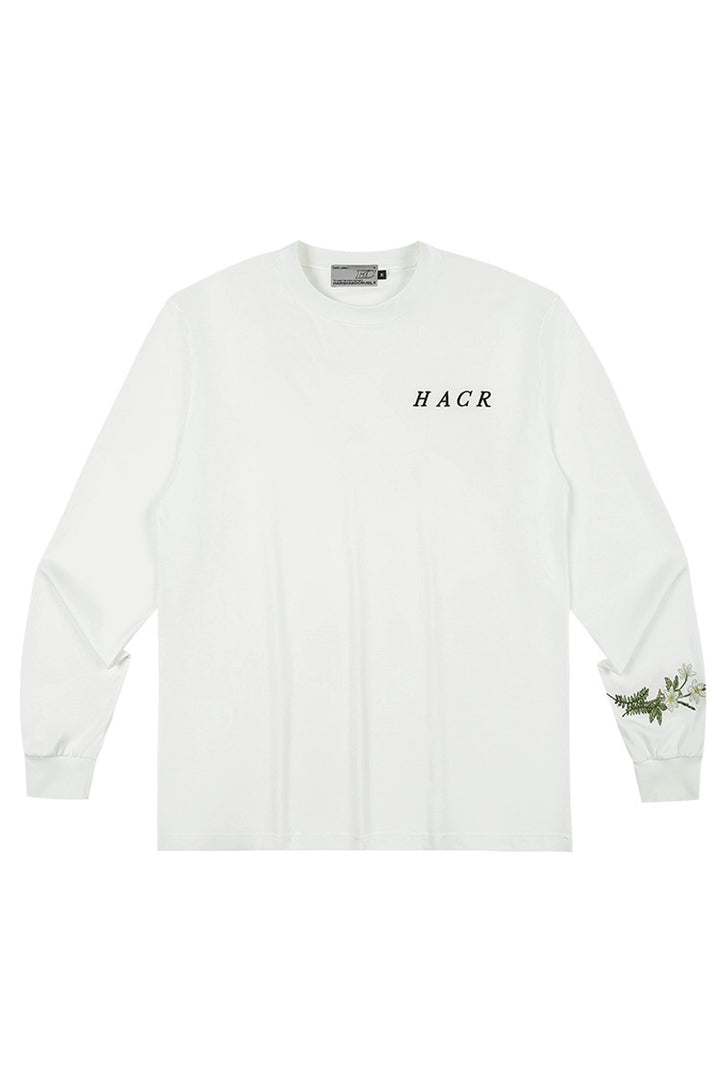 Embroidered Bracelet Long Sleeve Tee