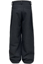 Buttoned Wool Trousers