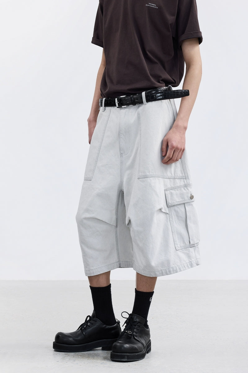 Two-Tone Cargo Jorts