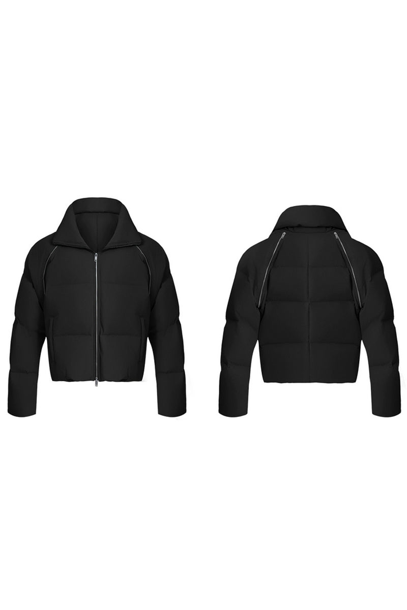 Cropped Heavyweight Puffer Jacket