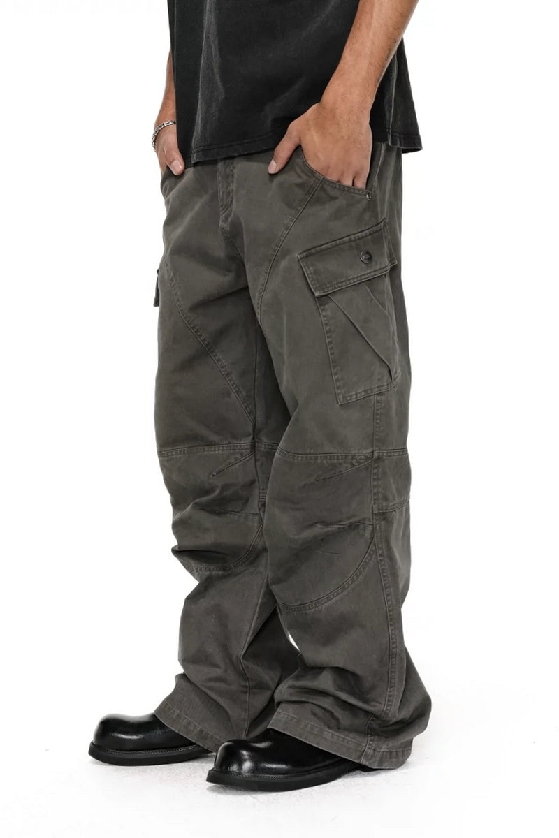 Segmented Knee Cargo Pants