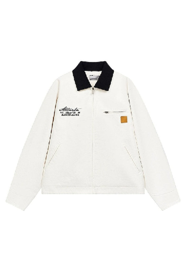 Detroit Retro Embroidered Jacket