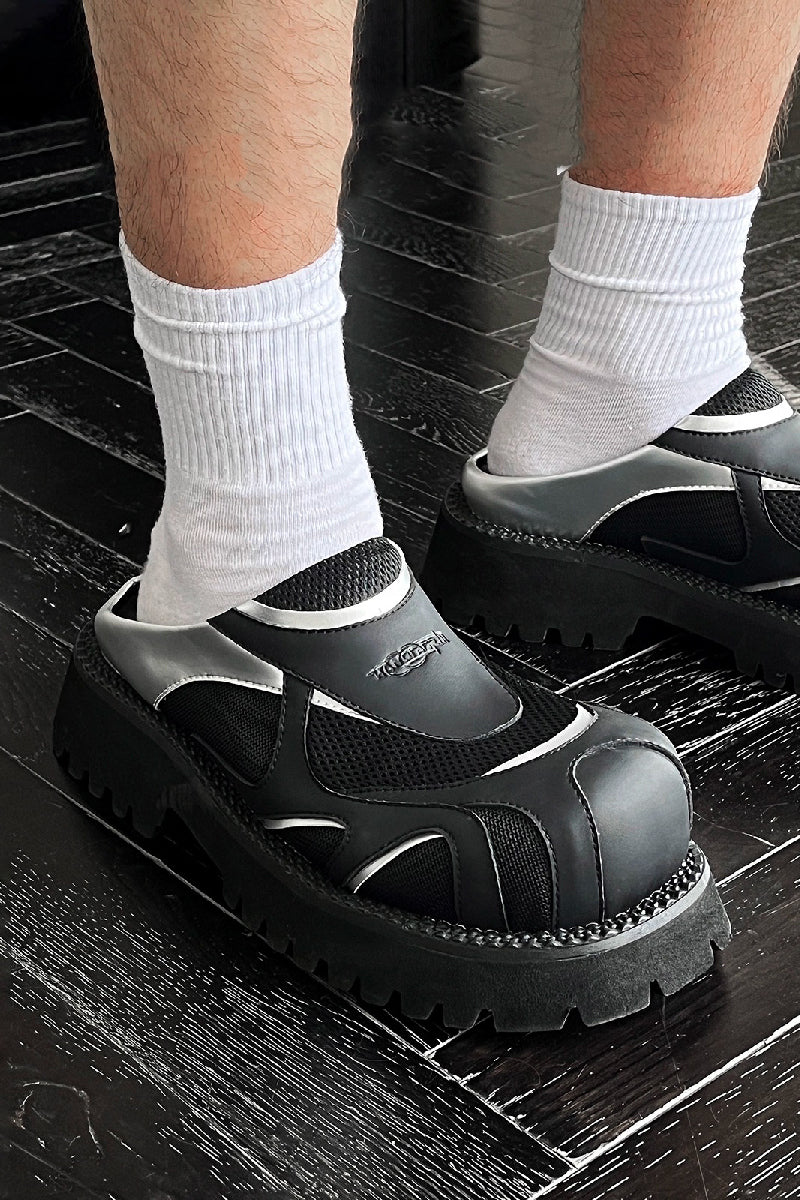 国内で当店のみ Hanqiaoriji - Chunky Sole Futuristic Clog Chunky Sole Futuristic Clog Mules – Copping Zone