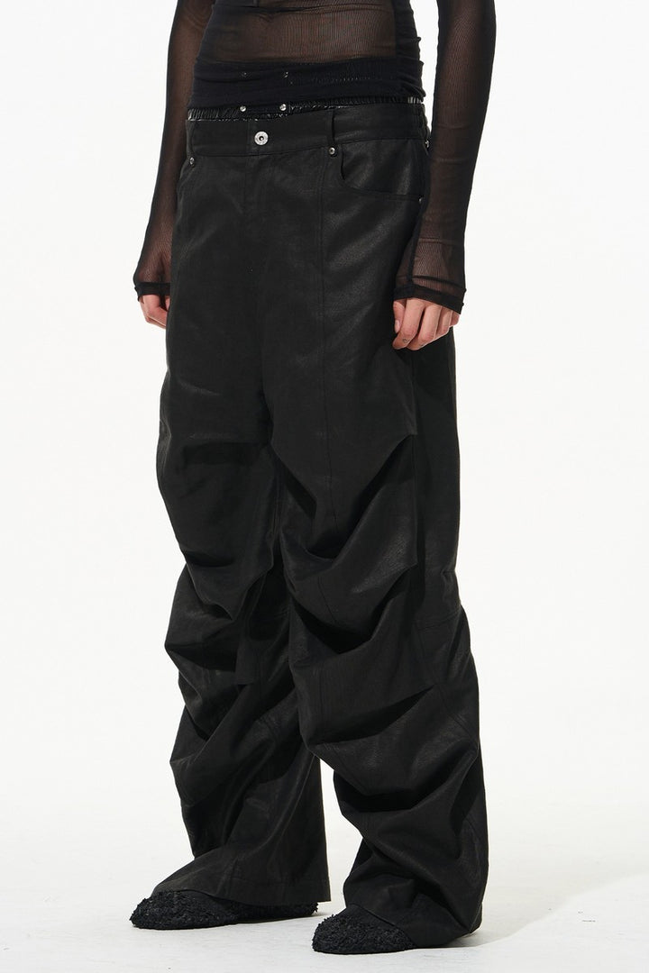 Crescent Pleated Utility Pants