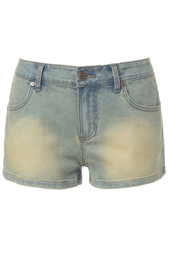 High-Waist Denim Hot Shorts