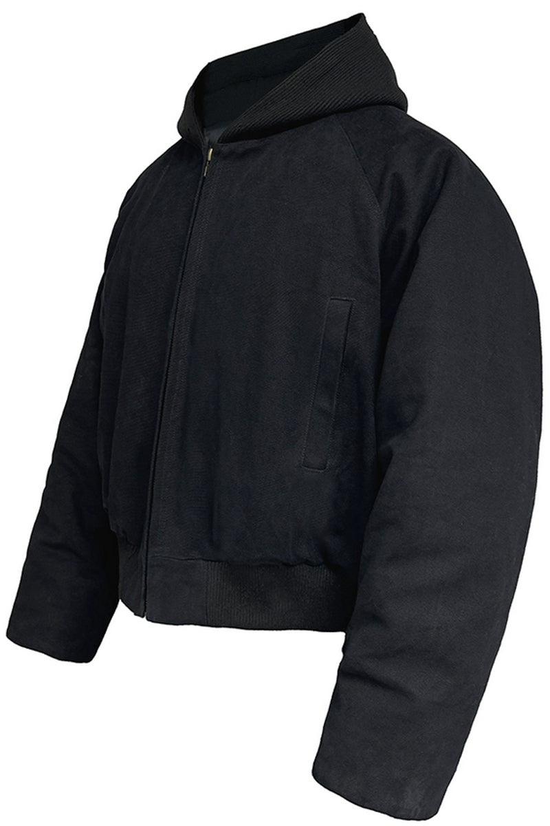 Canvas Hooded Bomber