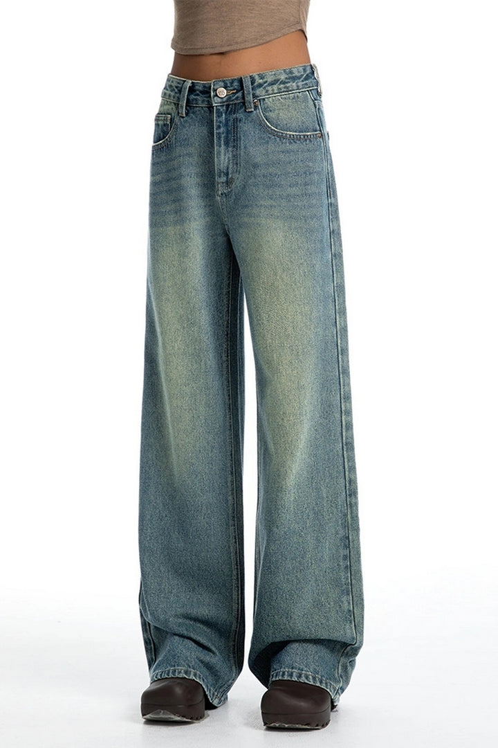 Wide-Leg Vintage Jeans