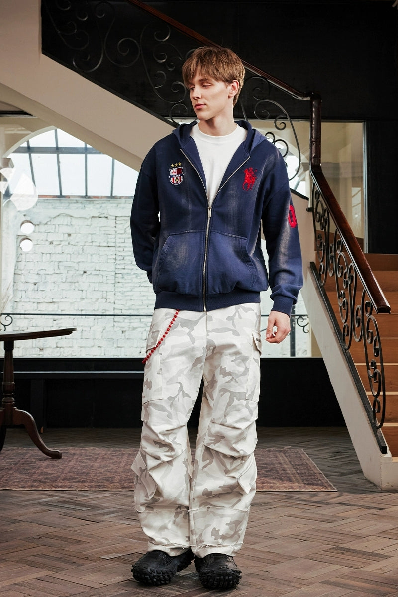 『Copping Zone』Washed Vintage Zip-Up Hoodie Washed Vintage Zip-Up Hoodie – Copping Zone