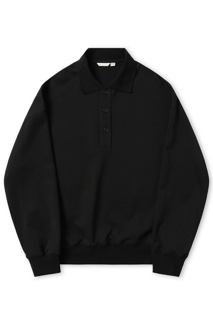 Air Cotton Pullover Polo Sweater