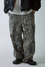 Paint-Splatter Vintage Washed Jeans
