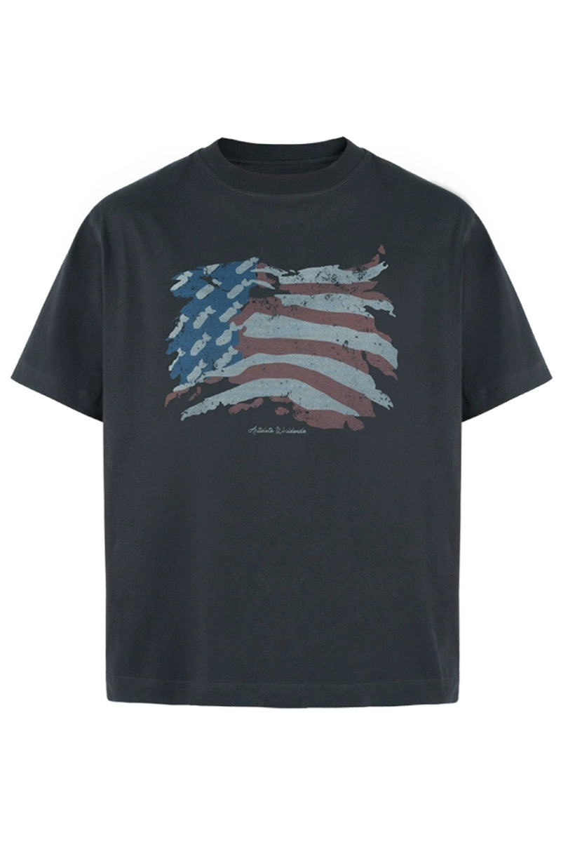 『Copping Zone』Anti-War Missile Print T-Shirt Anti-War Missile Print T-Shirt – Copping Zone