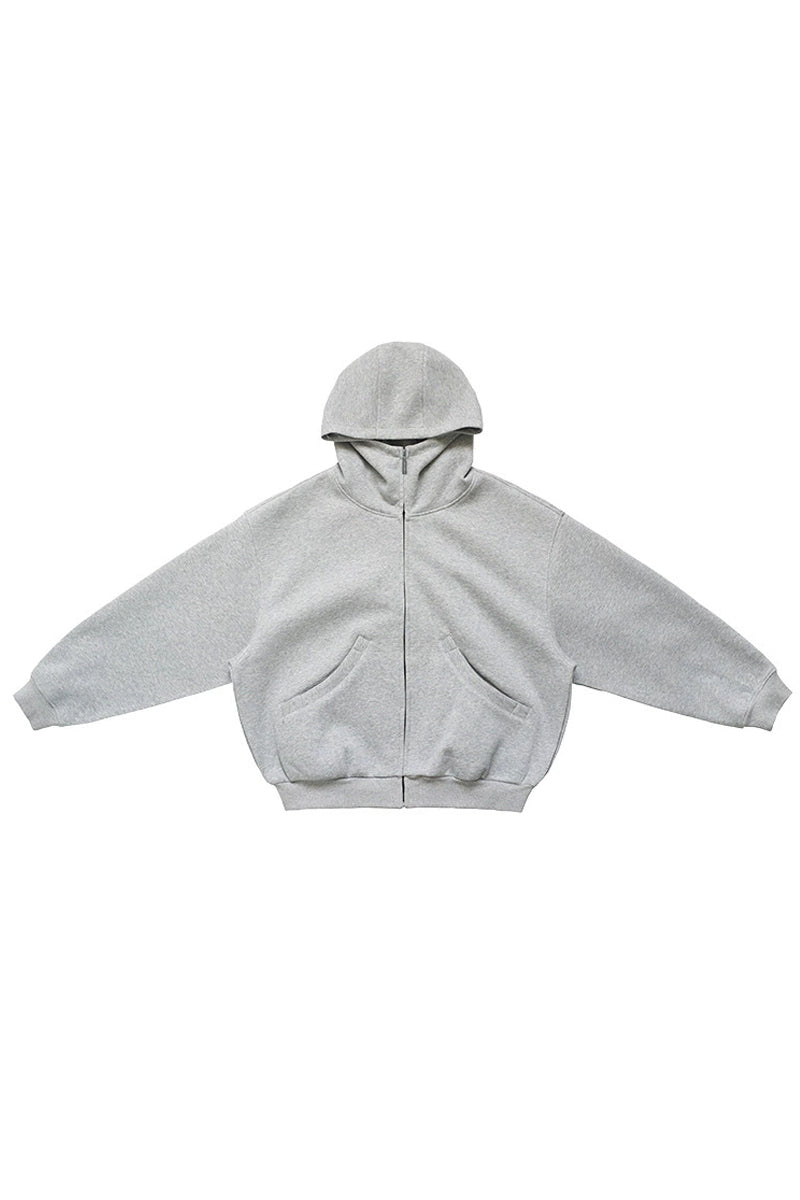 Oversize Fleece Zip Hoodie