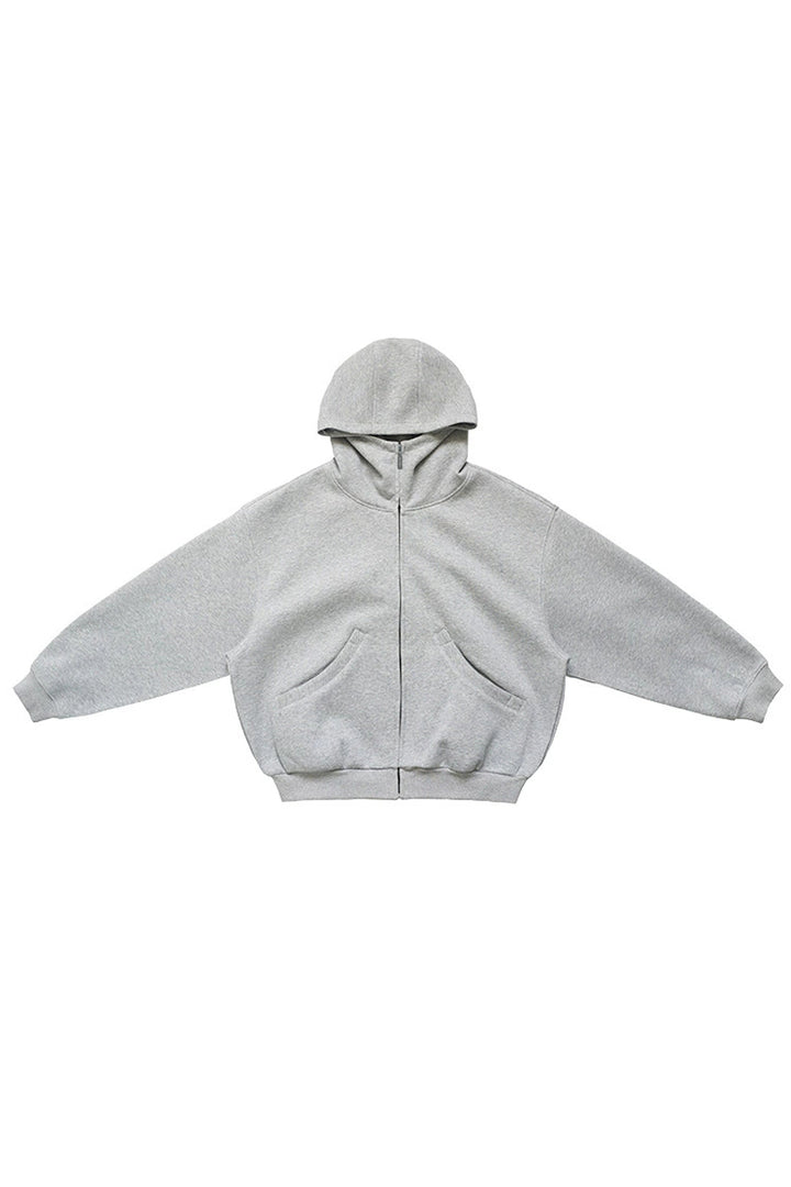 Oversize Fleece Zip Hoodie