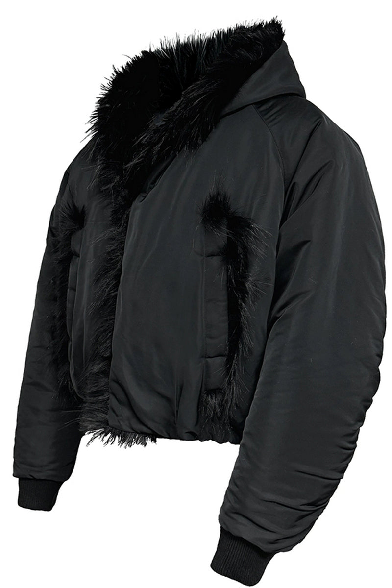 Fur Collar Puffer Jacket