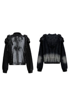 Washed Pleated Multi-Pocket Cargo Jacket