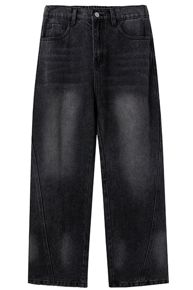 Washed Vintage Wide-Leg Jeans – Copping Zone