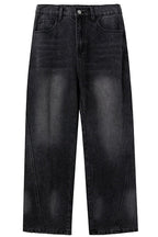 Washed Vintage Wide-Leg Jeans
