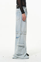 Double Cuff Utility Jeans