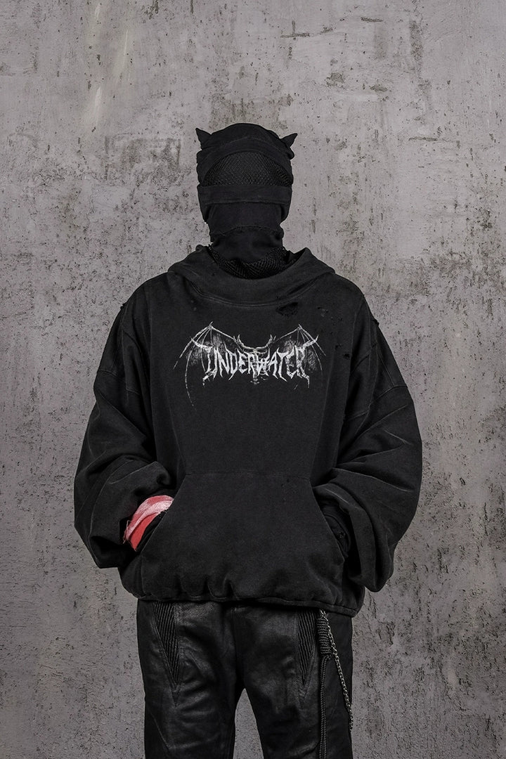 Hellbound Wing Graphic Hoodie