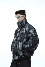 Hand-Painted Vintage Thick Padded Jacket