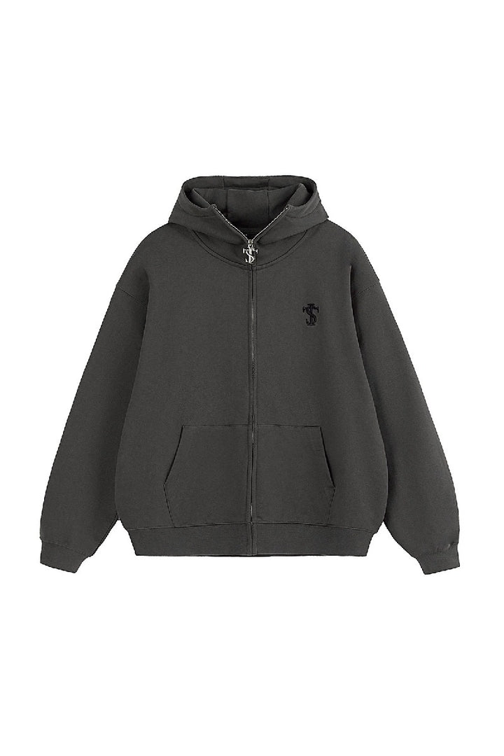 Zip Hooded Mask Sweatshirt