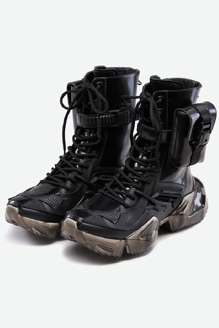 Jelly 3D High-Top Mecha Combat Boots