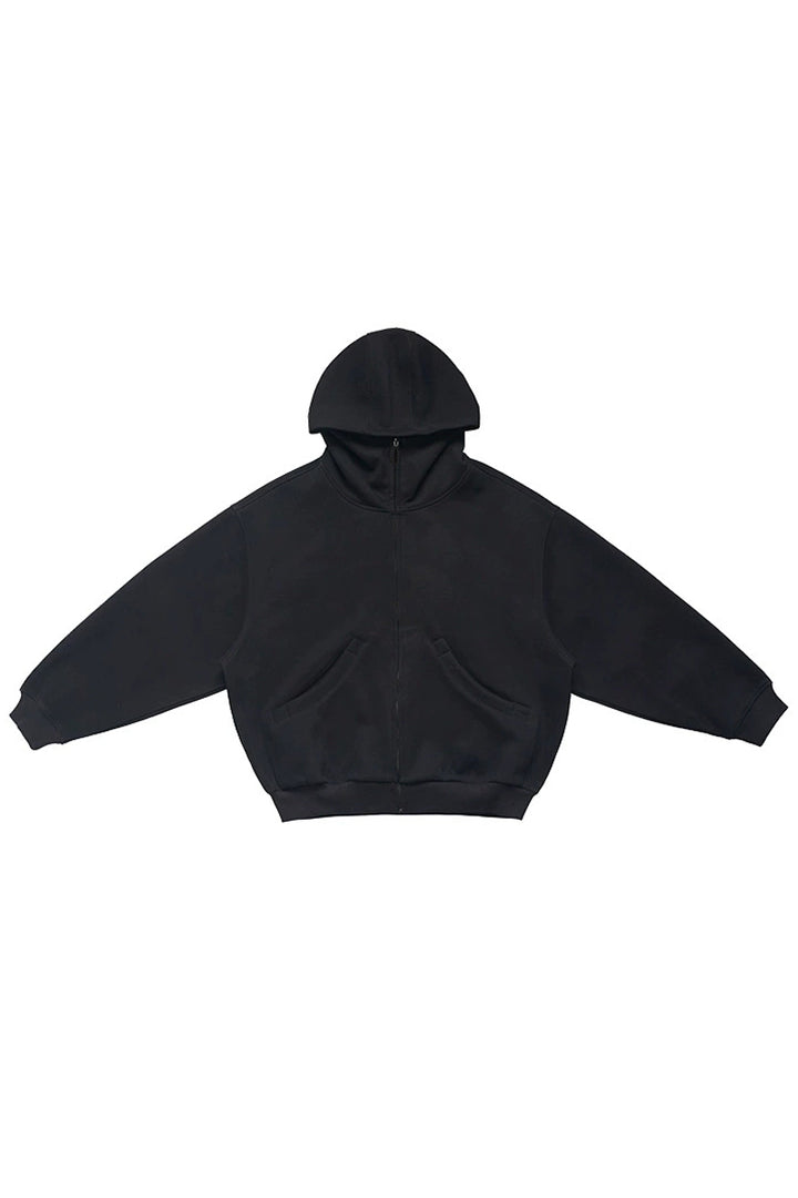 Oversize Fleece Zip Hoodie