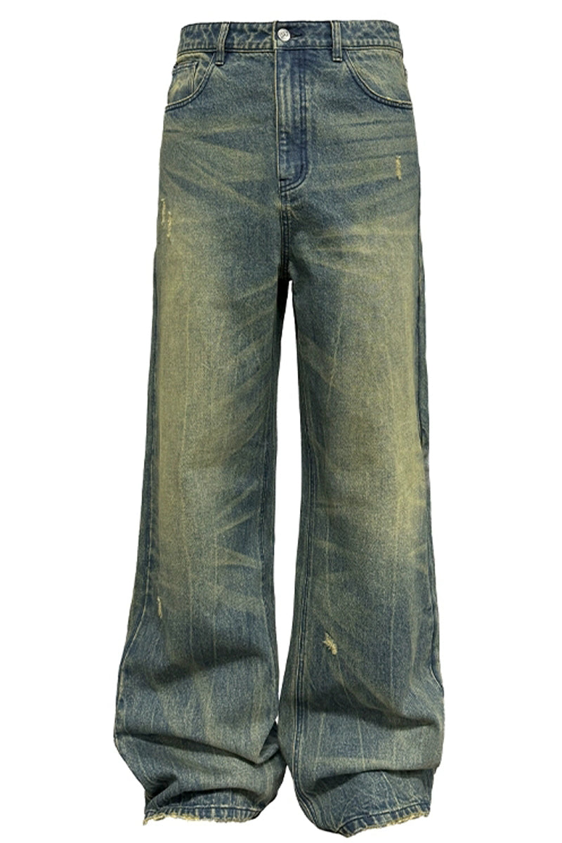 Washed Nevada Straight Jeans