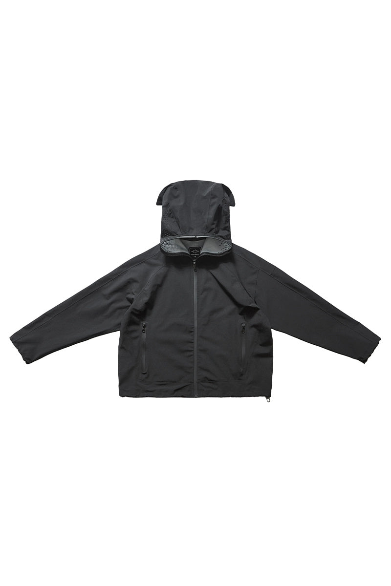 Reversible Demon Hooded Outdoor Jacket