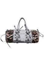 Millennial Leopard Print Mini Cylinder Phone Bag