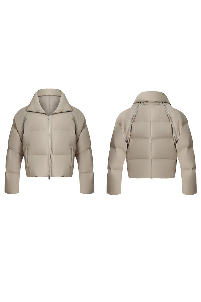 Cropped Heavyweight Puffer Jacket