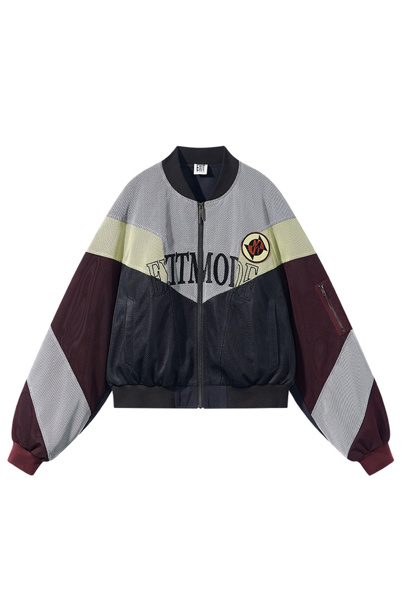 Mesh Layered Badge MA1 Jacket