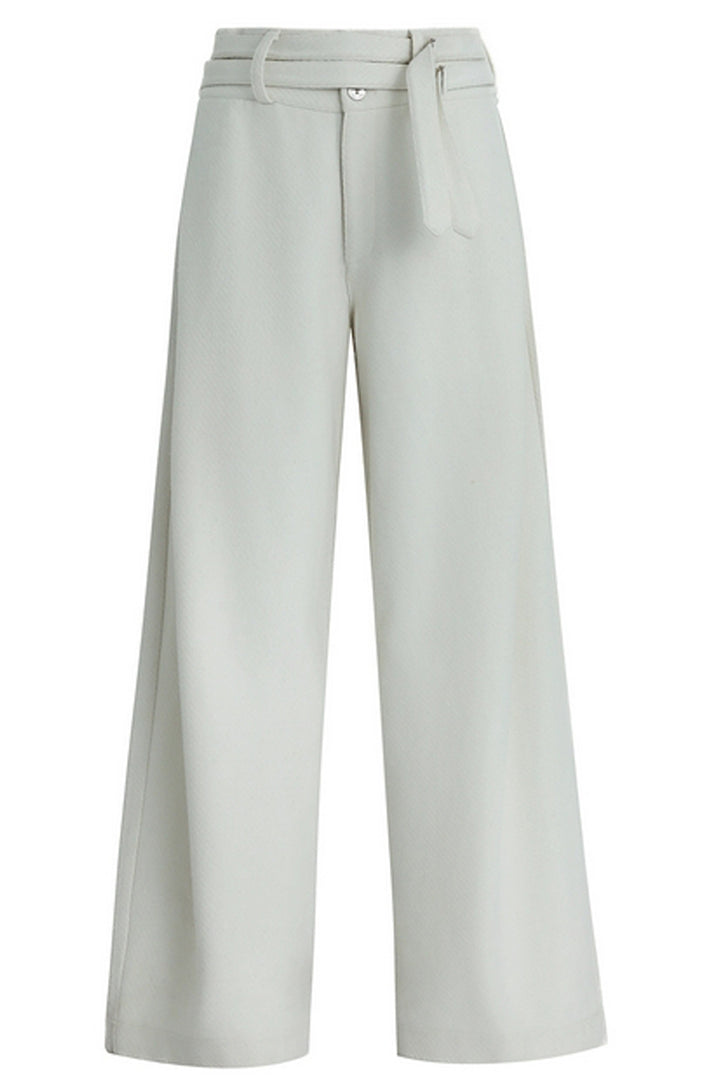 Asymmetric Metal Button Pants