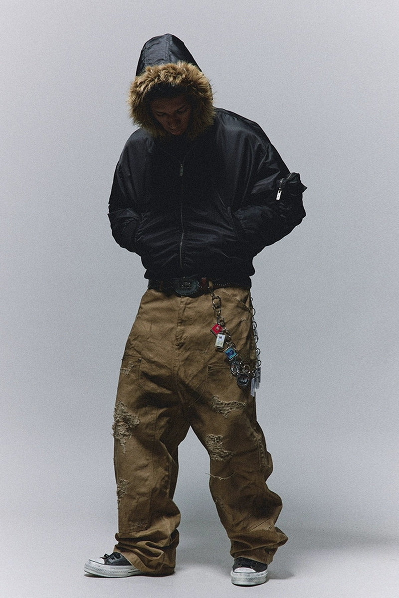 パンツ Copping Zone/Argue Culture zip pants Zipper Slit Trousers – Copping Zone