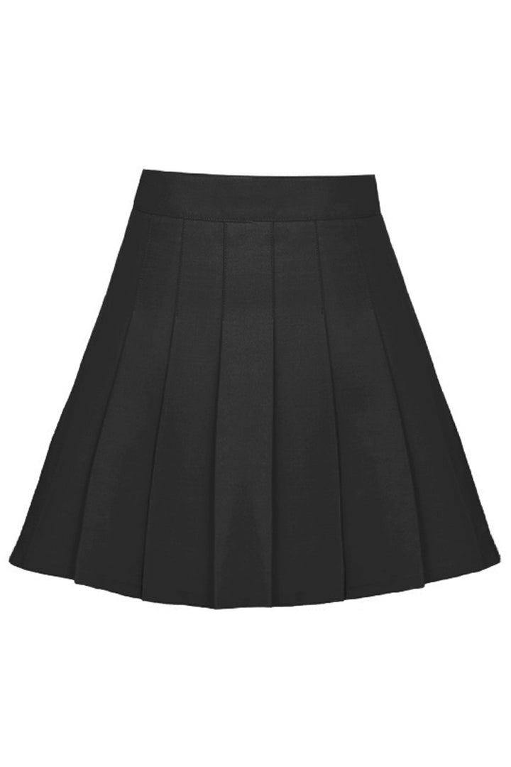 High-Waist Pleated Mini Skirt