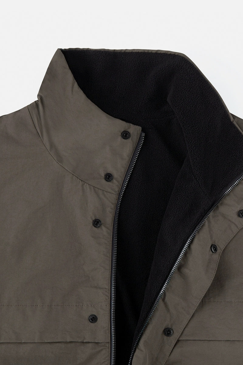 Double-Layer Fleece Work Jacket