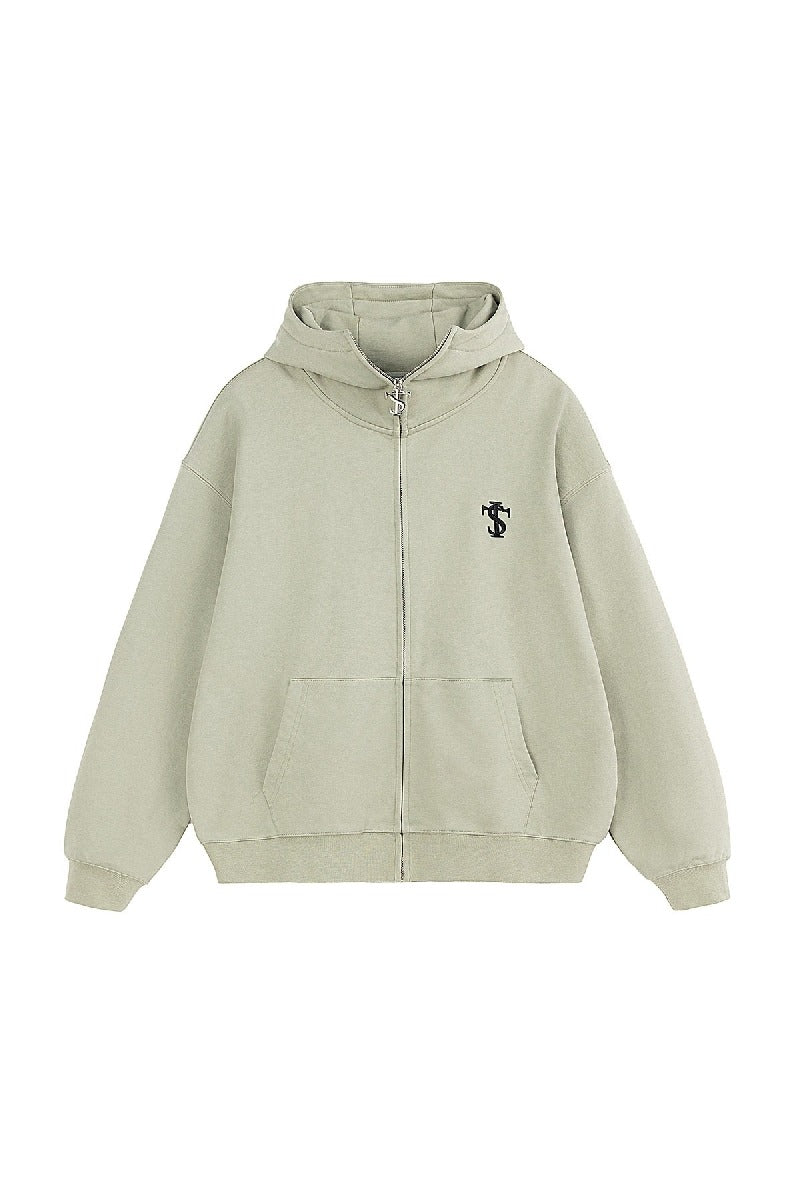 Zip Hooded Mask Sweatshirt